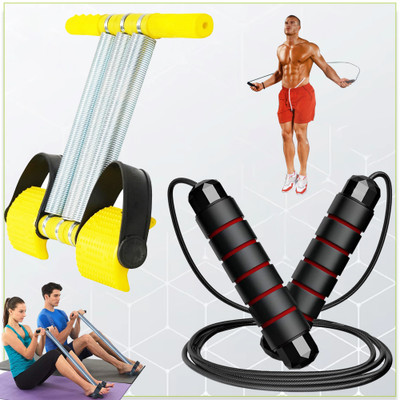 Manogyam Set Of 2 Triple Spring Tummy Trimmer And Pushup Board Pull Reducer Waist Trimmer Fitness Accessory Kit Kit