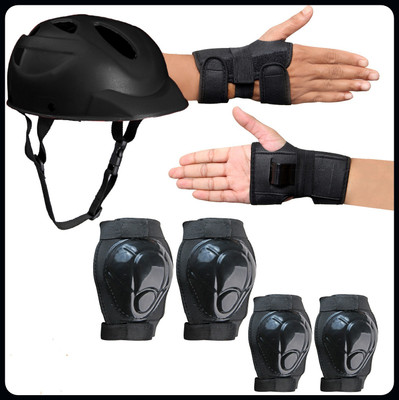 prikli Protective Guard Kit blue Cycling Set 7 in 1 SMALL SIZE 6- 10 YEAR Cycling_pri Skating Kit
