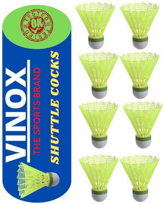 HouseOfCommon Badminton Racquet 2 Piece With 12 Piece Nylon Shuttle Cock Badminton Kit