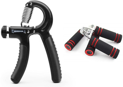 Fitnesstricks Sports & Fitness Combo Of Hand Gripper With 2 Foam Hand Gripper Fitness Accessory Kit Kit