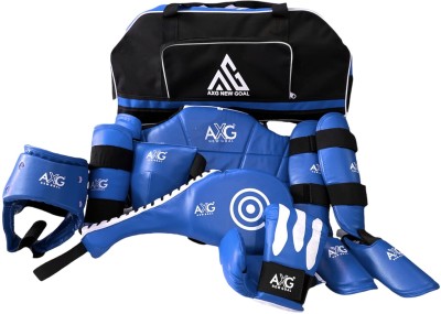 AXG NEW GOAL Bestow Taekwondo Muay Thai Kick Kickboxing MMA Kit (Small) upto 9yrs Boxing Kit