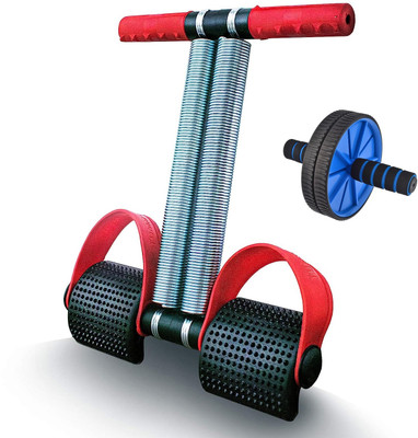 Fitness Scout Tummy Trimmer Ab Wheel Home Gym Exerciser (Pack of 2) Ab Exerciser(Multicolor)