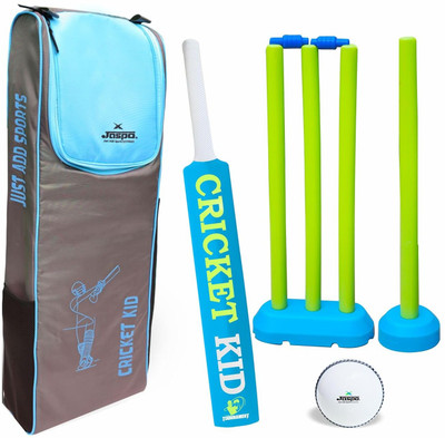 Jaspo Cricket Set for Kids Perfect for Young Players - Size-3 ( Age 5 To 10 Yrs) Cricket Kit