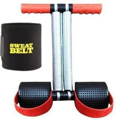 GJSHOP Combo Tummy Trimmer Single Rope Toning Tube Home Gym Exerciser (Pack of 2) Fitness Accessory Kit Kit