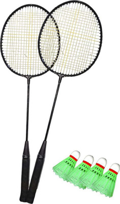 STYRKR Badminton Racquet kit Set with ShuttleCock _@4 Badminton Kit