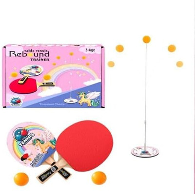 ARTECO Unicorn theme Table Tennis Self Training Indoor & Outdoor Game Table Tennis Kit