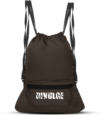 divulge Smack Drawstring bag Daypack, Sports bag, Gym bags yoga bag With Zip pocket Waterproof Backpack(Green, 16 L)