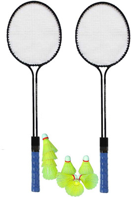 VELLFIRE 2 PC Double Shaft Racket Badminton Kit