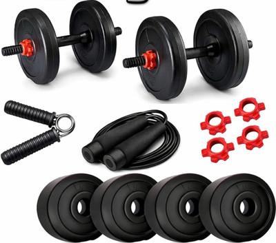 TUCKER FITNESS PVC DUMBBELL 10KG 2.5X4 PLATE Fitness Accessory Kit Kit