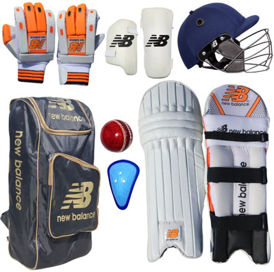 Solutions24x7 NEW EDITION CRIKCET SET WITHOUT CRICKET BAT FOR 15+ YRS Cricket Kit