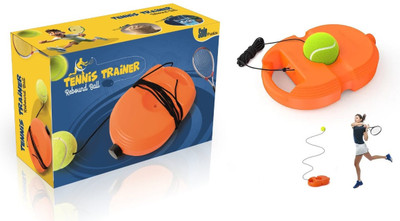 CountryLink Trainer Rebound Ball, Solo Tennis Training Equipment (No Racket Included) Cricket Kit