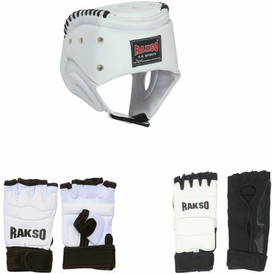 Rakso Taekwondo Kit |Head Guard | FOOT |GLOVE SIZE/SMALL Boxing Kit