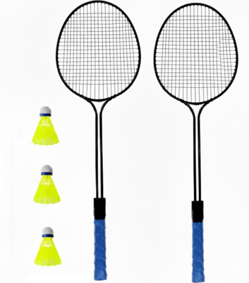 VELLFIRE Double shaft Badminton with 3 pvc shuttles Badminton Kit