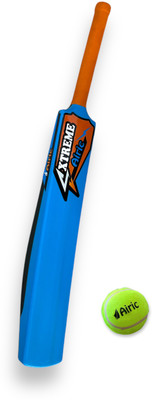Airic Xtreme Blue colored Jumbo Plastic Bat with Light Weight Tennis Ball Cricket Kit