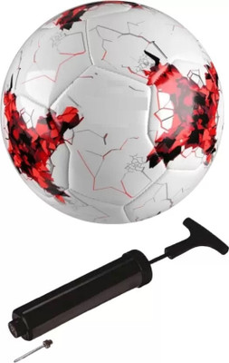 HOC Pvc football size-5 with air pump Football Kit