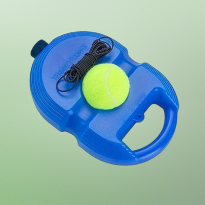 SUVIKSHA Tennis Trainer Self Tennis Practice Ball with String Cricket Trainer Tennis Kit