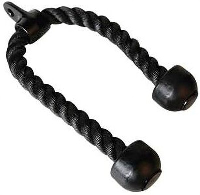 M A sports Triceps Rope Handle For Gym | Multi Workout Nylon Pull Down Rope Cable Triceps Bar