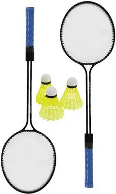 VELLFIRE Double shaft Badminton with 3 Pvc shuttles Badminton Kit