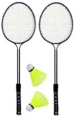 VELLFIRE Double shaft Badminton with 2 pvc shuttles Badminton Kit