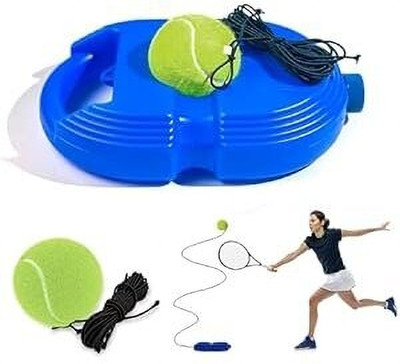 Glaciers Plastic Tennis Trainer Rebound Ball (No Racket Included) (Multicoloured) Tennis Kit