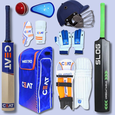 Solutions24x7 SALE OFFER FULL SIZE CRICKET SET KIT WITH 1 PVC BAT for 15+YRS Cricket Kit