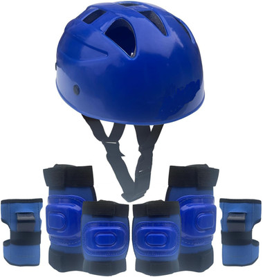 prikli Skating and Cycling Protection Set 7 in 1 Skating Kit m size cycling blue Skating Kit