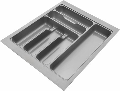 WallCare Empty Cutlery Holder Case(GREY  Holds 45 Pieces)