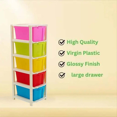 MAXTID 5 Compartments Plastic PP(Multicolor)