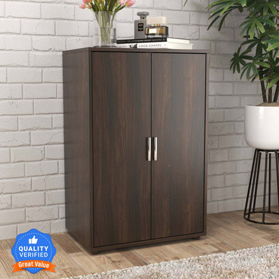 Flipkart Perfect Homes Engineered Wood Multi Purpose Storage Unit for Home For Living Room, Kitchen. Engineered Wood Kitchen Cabinet(Finish Color - Walnut Finish, Knock Down)