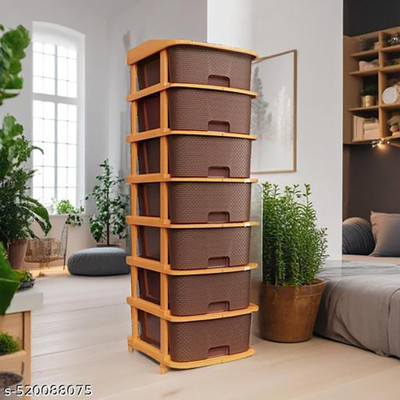 MAXTID 7 Compartments Plastic PP(Brown)