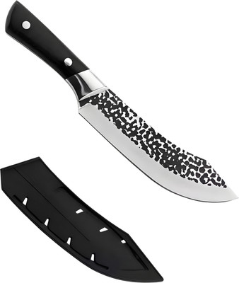 Kneefcy 1 Pc Stainless Steel Knife Chef Knife Meat Knife for Kitchen ABS Handle with Heavy Blade Knife