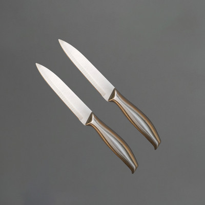 YELONA 2 Pc Stainless Steel Knife Set High Carbon Paring/Peeling Kives for Cutting & Chopping Vegetable, Meat