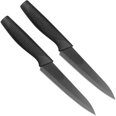 SHIDHMI 1 Pc Stainless Steel Knife Stainless Steel Blade Professional Knife Kitchen 2 Pcs Black A A