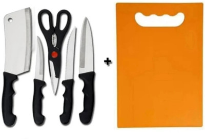 rk enterprise 6 Pc Plastic, Stainless Steel Knife Set Knife Set for Kitchen , Knife with Clever cutter , SS Knives and Knife Set