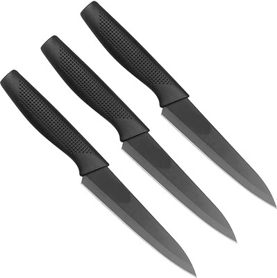 DHRUSIMI 3 Pc Stainless Steel Knife Set Professional Knife with Sheath Scratch Resistant & Rust Proof Chopping Cutting