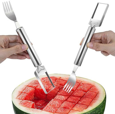 APEX HORIZONS by - 2-in-1 Stainless Steel Fruit Cutter Melon Slicer Cutter Tool Vegetable & Fruit Slicer(2 chopper)