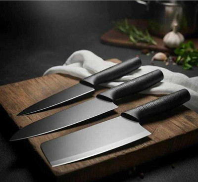 OXXIHOME 1 Pc Stainless Steel Knife Set Printed SS Ultra Sharp Butcher, Meat, Pairing, Vegetable for Kitchen