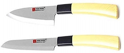 Ying Guns 2 Pc Stainless Steel Knife Set for Kitchen cutting Fruits Veg & Meat