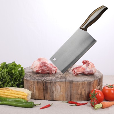 Lellow 1 Pc Stainless Steel Knife Ideal for Vegetable,Meat Cleaver Butcher Chef's Chopper For Kitchen & Restaurant