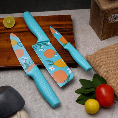 YELONA 3 Pc Stainless Steel Knife Set