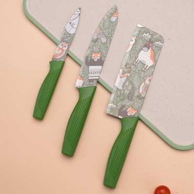BUYGSM 3 Pc Stainless Steel Knife Set