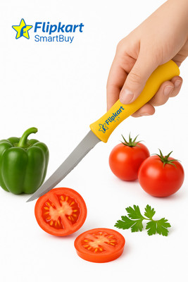 Flipkart SmartBuy 1 Pc Stainless Steel Knife Regular Daily Use in Kitchen Chopping/Cutting/Slicing Vegetable & Fruits Knife