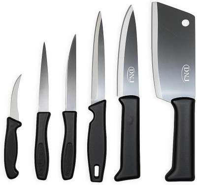 DNJ 6 Pc Stainless Steel Knife Set Knife set Stainless Steel WITH kitchen Scissor , knives and knife set