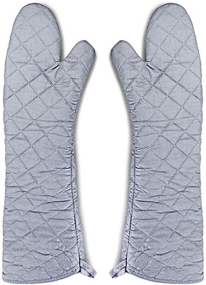 Imaashi Grey Cotton Kitchen Linen Set(Pack of 2)