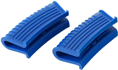 KUBER INDUSTRIES Blue Silicon Kitchen Linen Set(Pack of 2)