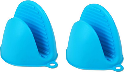 MAAKI Blue Silicon Kitchen Linen Set(Pack of 2)