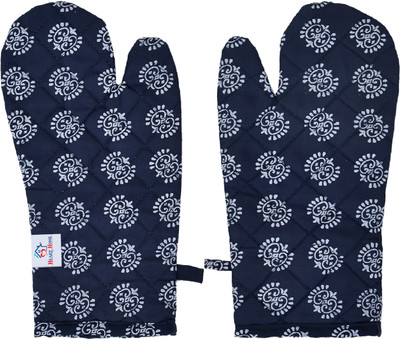 Heart Home Blue Polyester Kitchen Linen Set(Pack of 2)