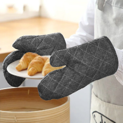 OASIS Black Cotton Kitchen Linen Set(Pack of 2) deal from flipkart