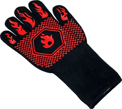 EBM Red Polyester Kitchen Linen Set