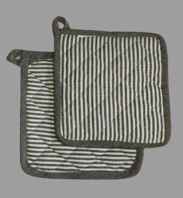 SRI VARAHI NEW COTTON Grey Cotton Kitchen Linen Set(Pack of 2)